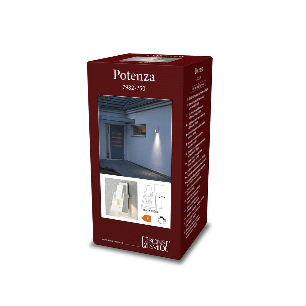 Potenza Wall Lamp,Single LED