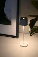 Capri table lamp USB teracotta
