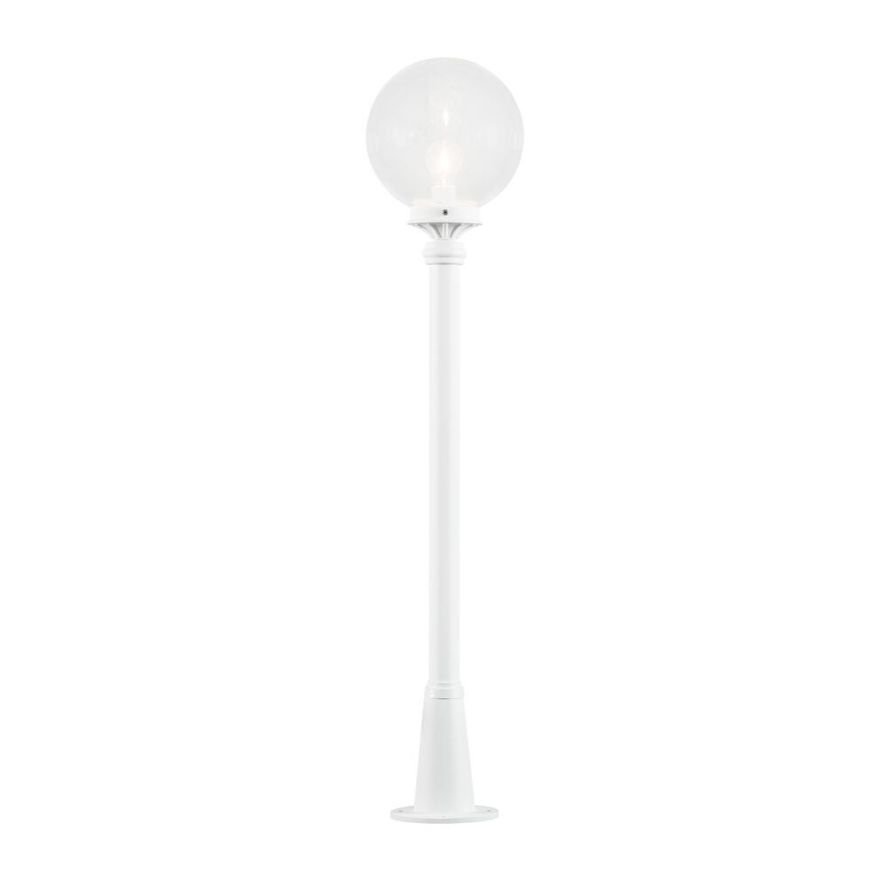 Orion Short Pole, White glass