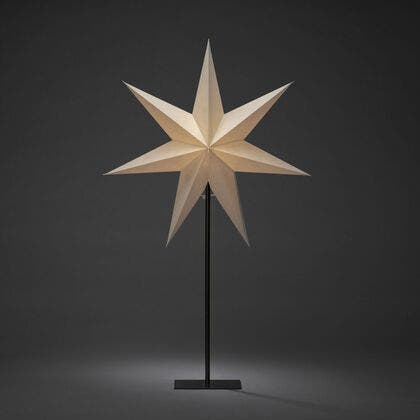 Stand Paper Star Greige 80cm