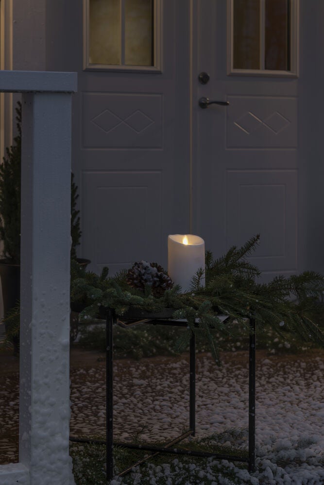 B/O candle LED 9,5x18,4 cm