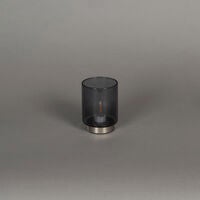 Laddbart glasljus. LED