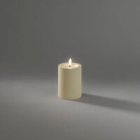 B/O Plastic LED candle outd.