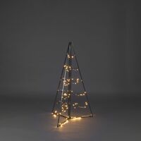 Metalldekoration pyramid LED