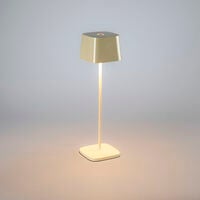Capri bordslampa gräddvit USB