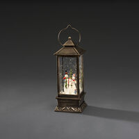 Water Lantern Snowman LED