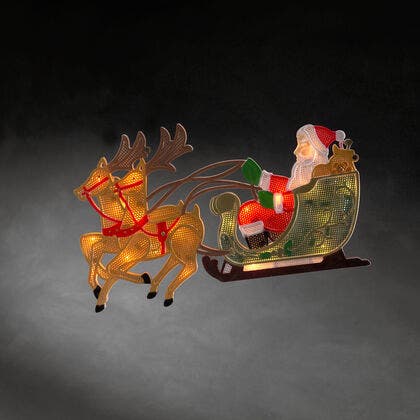 Santa/Deers Silhouette 20 LED