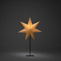Standing Paper Star Beige 65cm
