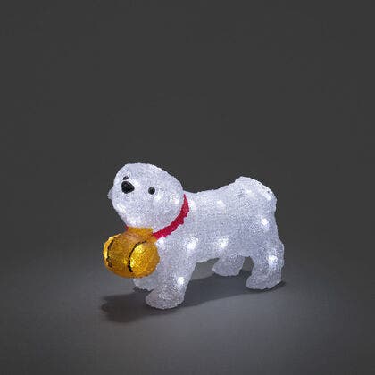 Acrylic St Bernard Dog, LED