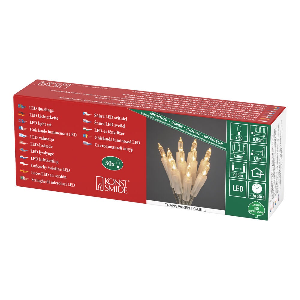 LED Minilichterkette, 50 ww