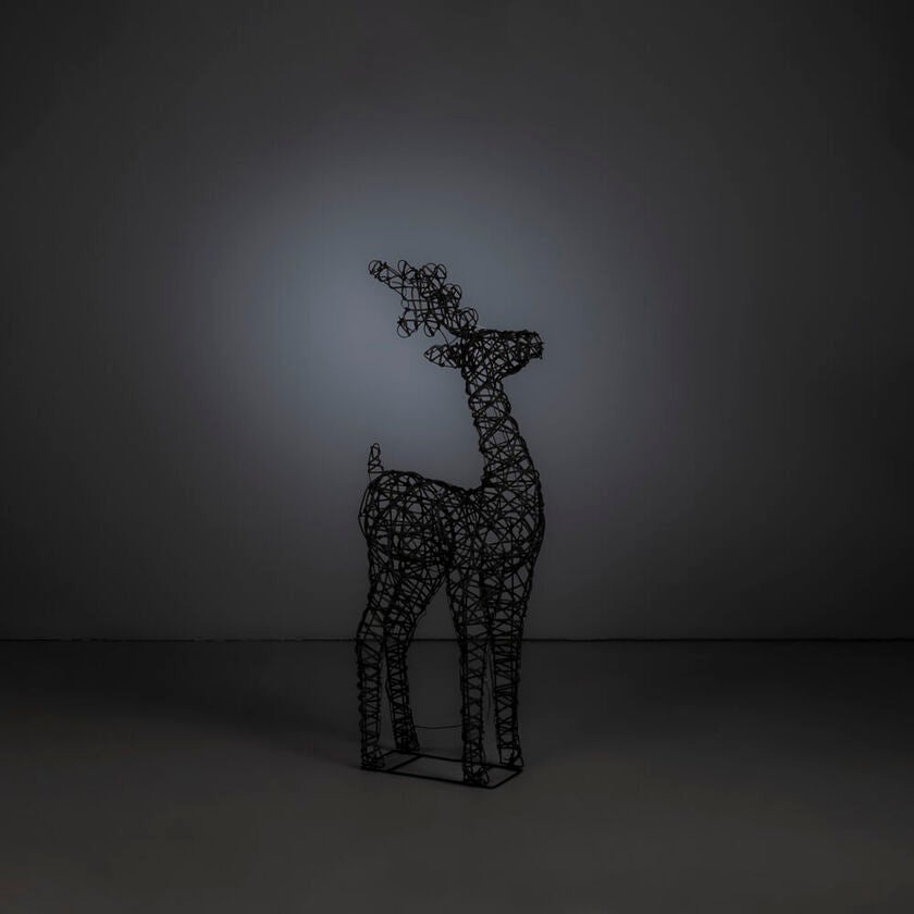 Imitation rattan raindeer LED