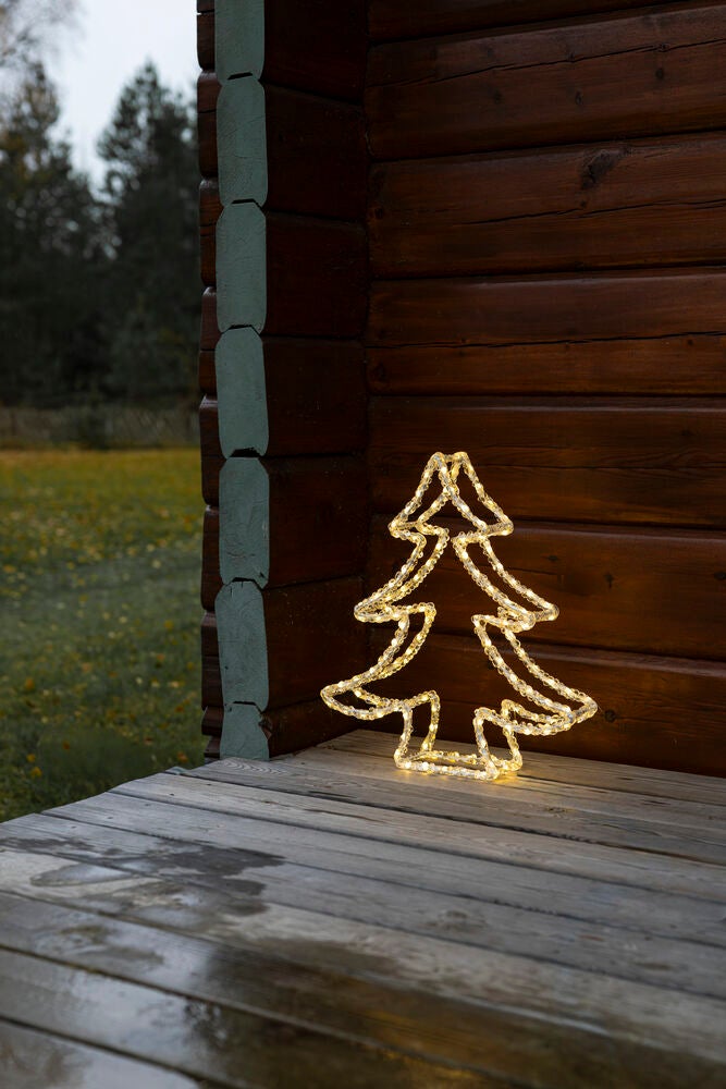 Acrylic Double- X-mas trees