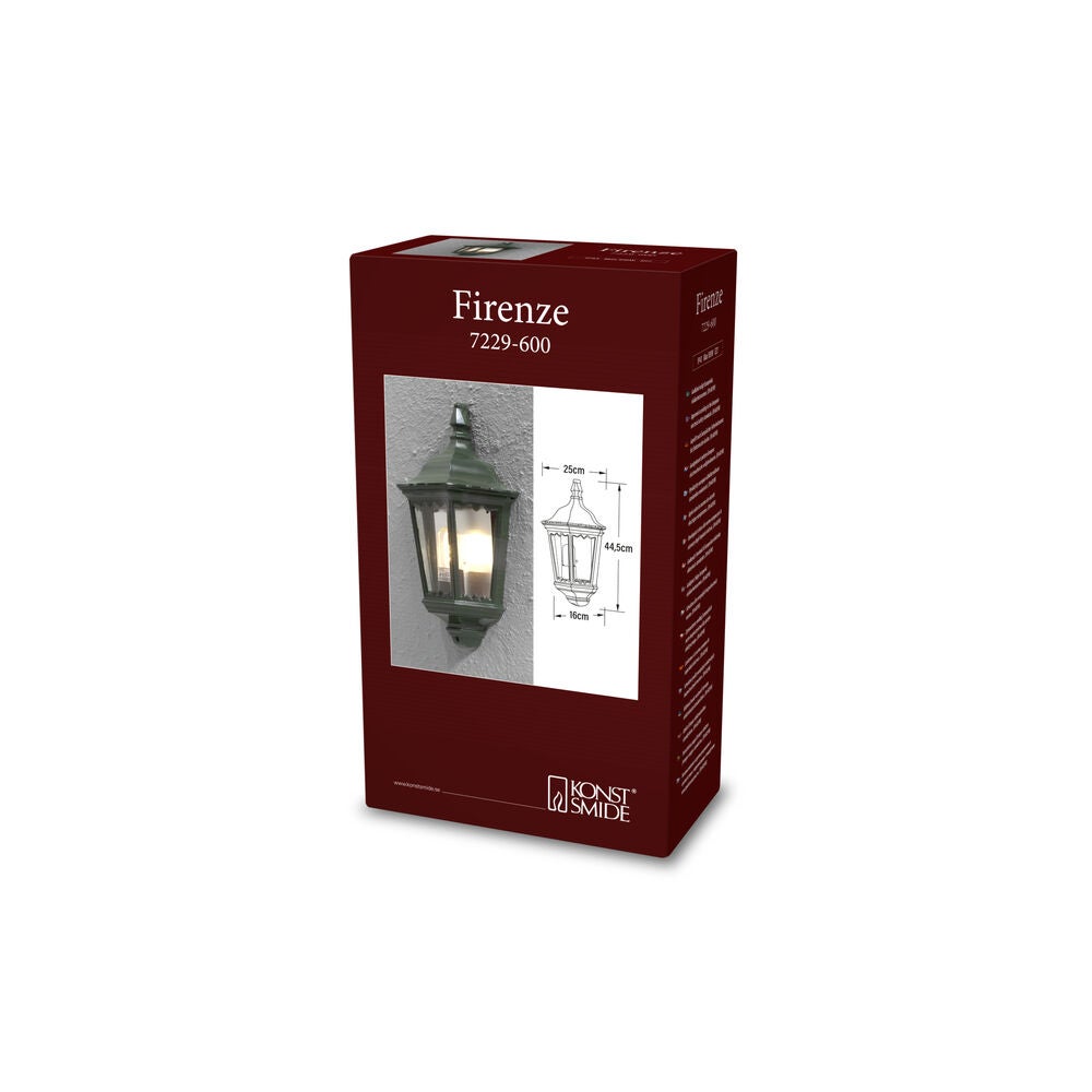 Firenze Flush Wall Light Green