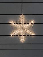 Snöflinga akryl 40cm vvita LED