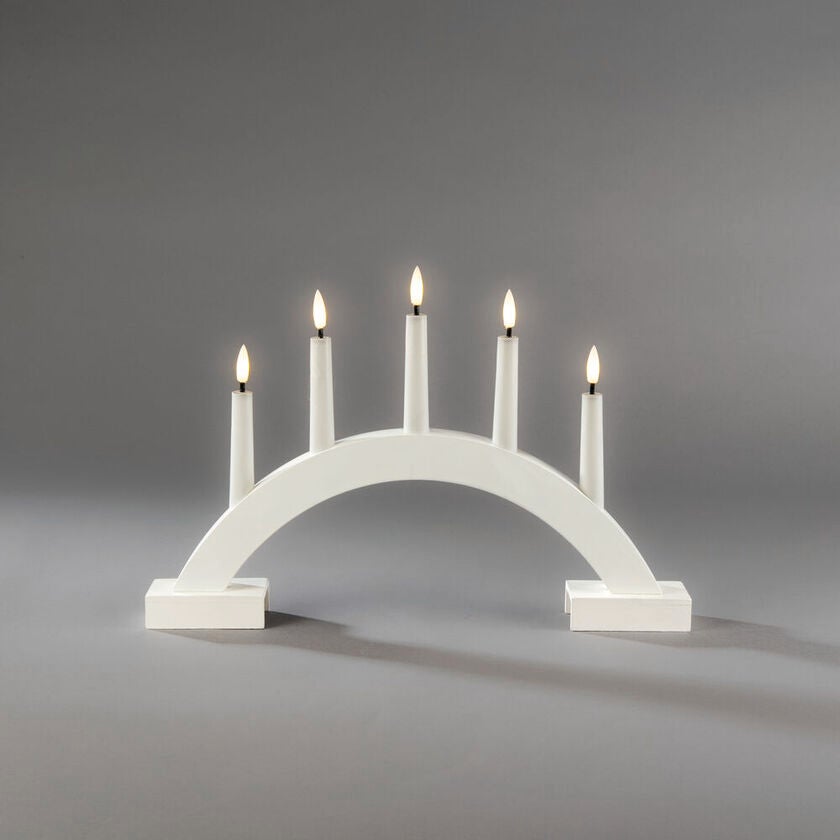 B/O Weiß Holzen Candlestick