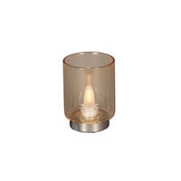 Rechargeable Glass Candle. LED