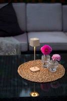 Capri mini bordslampa vit USB