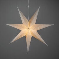 Paper Star hanging 80cm white