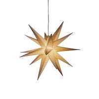3-D Pappstjärna vit 60 cm LED