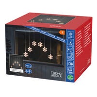 6 Snowflakes LED Acrylic Set