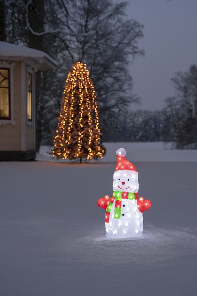 Acrylic Snowman, 50cm, 88 LED