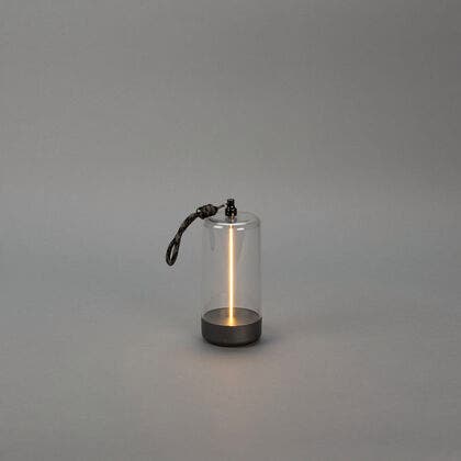 Edison XS bordslampa M.Grå USB