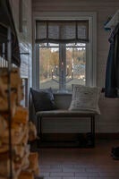 Holzleuchter Holz 5 Lampen Grü