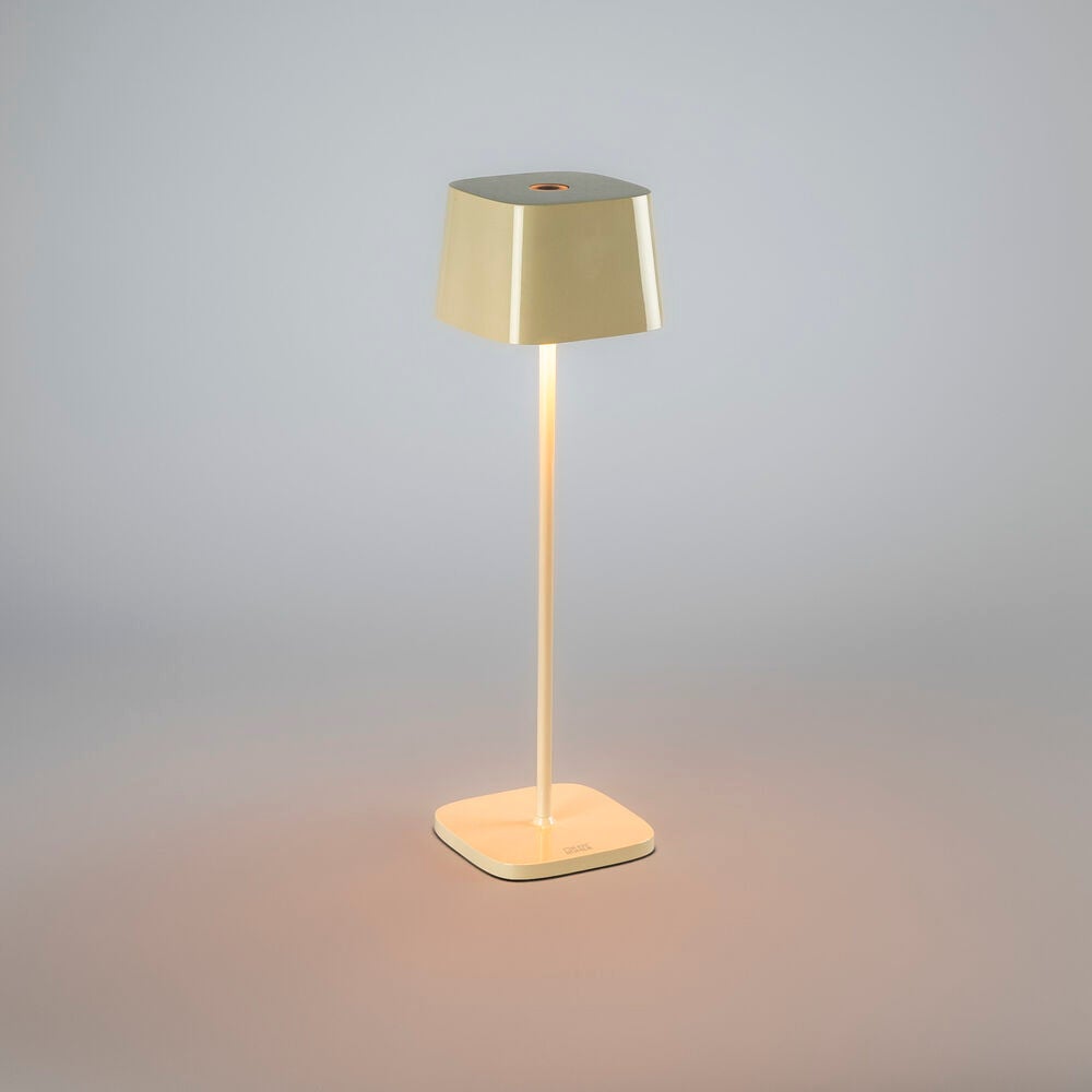 Capri bordslampa gräddvit USB
