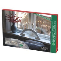 Candlestick white 5LED battery