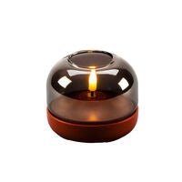 Ljus med glasdekoration LED