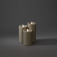 Wax Candles 7.5 x 12,5cm B/O