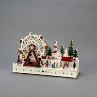 Pariserhjul trä LED batteri