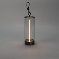 Edison S bordslam. M.Grå USB