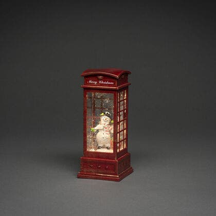LED Telefonzelle mit Schneema