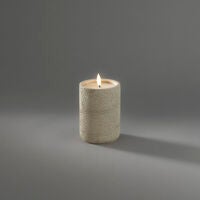 B/O cement candle light LED