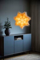 Pappersstjärna pärlemo 60cm