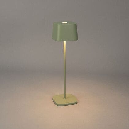Capri table lamp usb gr/grey