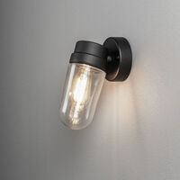 Vega wall lamp black E27