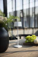Capri mini bordslampa vit USB