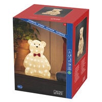 Teddybjörn akryl 38cm 64 LED