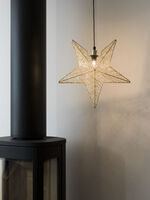 Hanging Metal Star, Silver