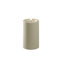 B/O Plastic LED candle outd.