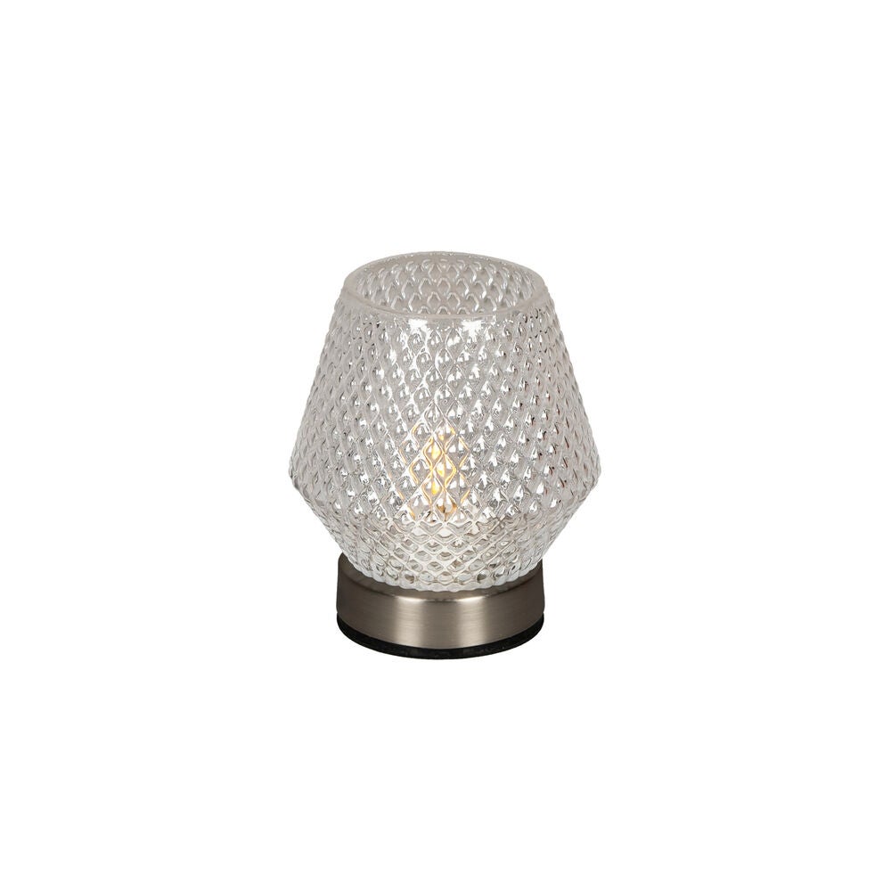 Rechargeable Glass Candle. LED