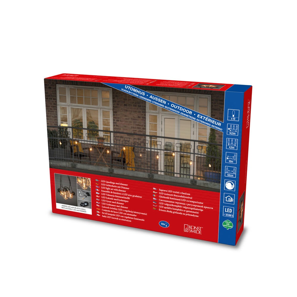 Slinga E27 10 LED utbytbar