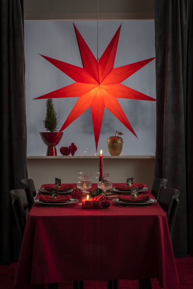 Pappersstjärna röd 115 cm