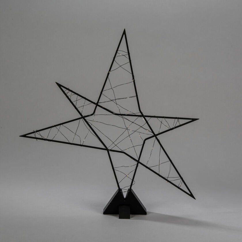 Schwarzer Stern mit Fuß