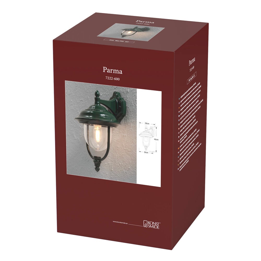 Parma Down Wall Light Green