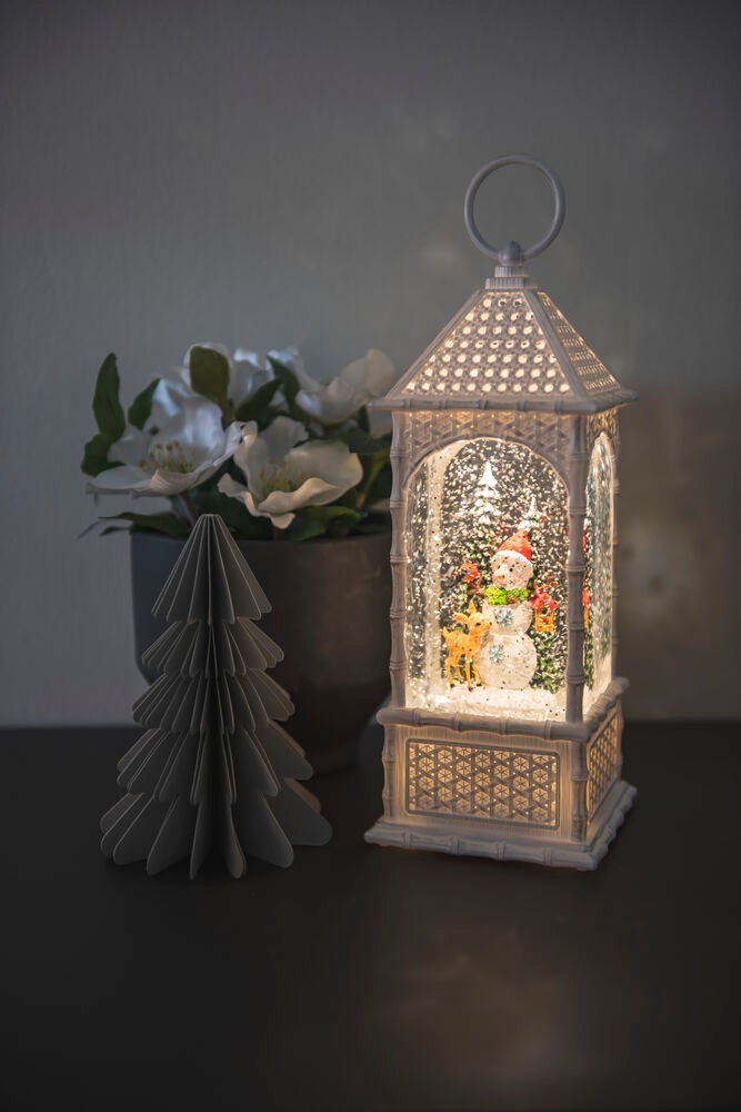 B/O Snowman&Tree LED