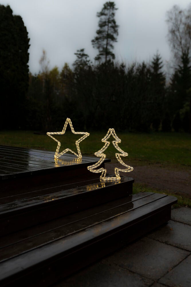 Acrylic Double- X-mas Stars