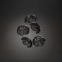 Small Lamp Shade Rattan 5pce